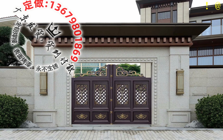 别墅大门_铝艺大门_庭院大门_乡村大门_住宅大门